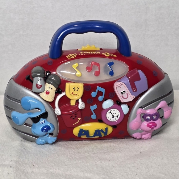 Mattel Other - Vintage 2000 Blues Clues Musical Boom Box Toy With Lights & Changing Tempo